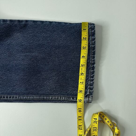 Vintage 70s Levis 517 Denim Jeans 38X32 Orange Tab Boot Cut Distressed - Picture 14 of 15